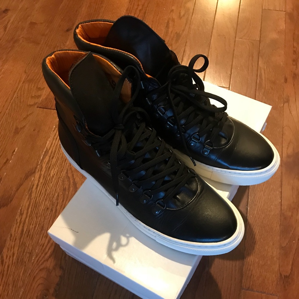 Pierre Darre high top sneaker.
